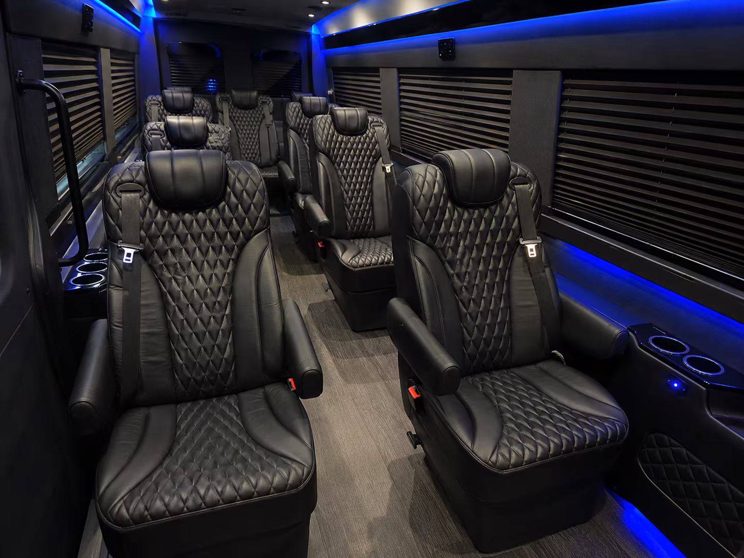 Downey Airport Shuttle & Transportation party bus exterior