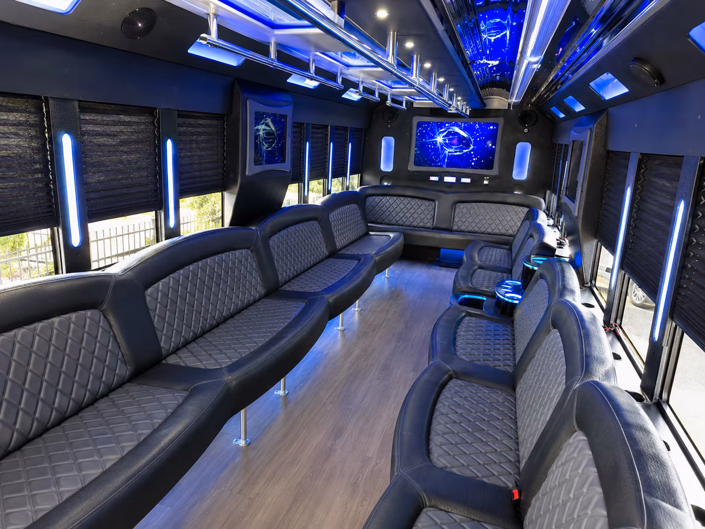 Downey Concert & Music Festival Transportation party bus exterior