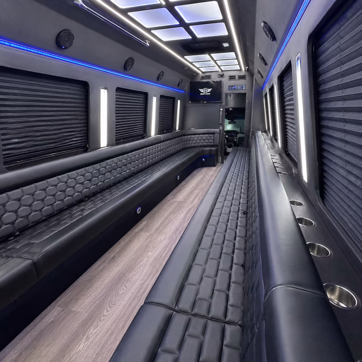 Downey Concert & Music Festival Transportation party bus exterior