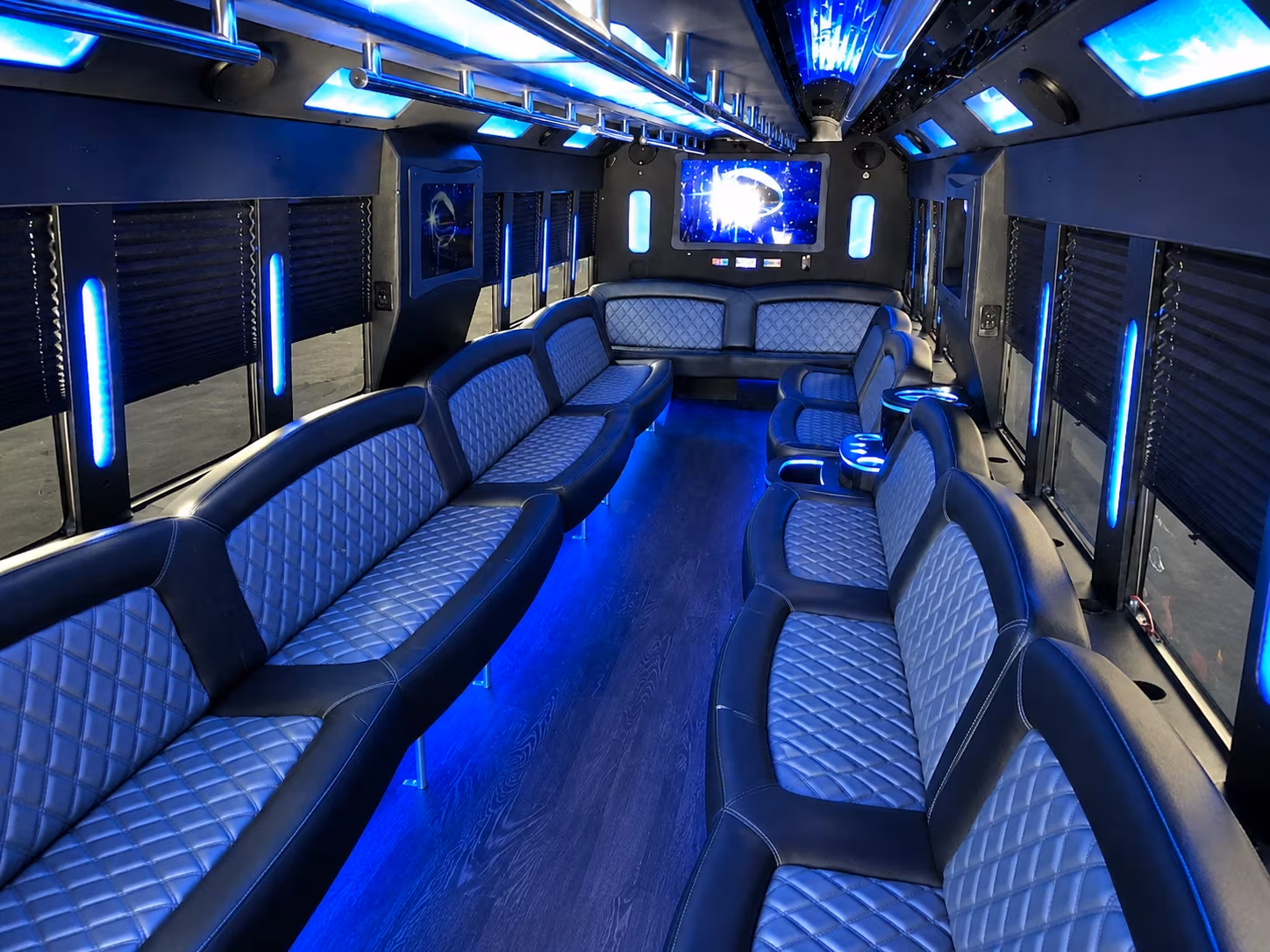 Downey Concert & Music Festival Transportation onboard seating