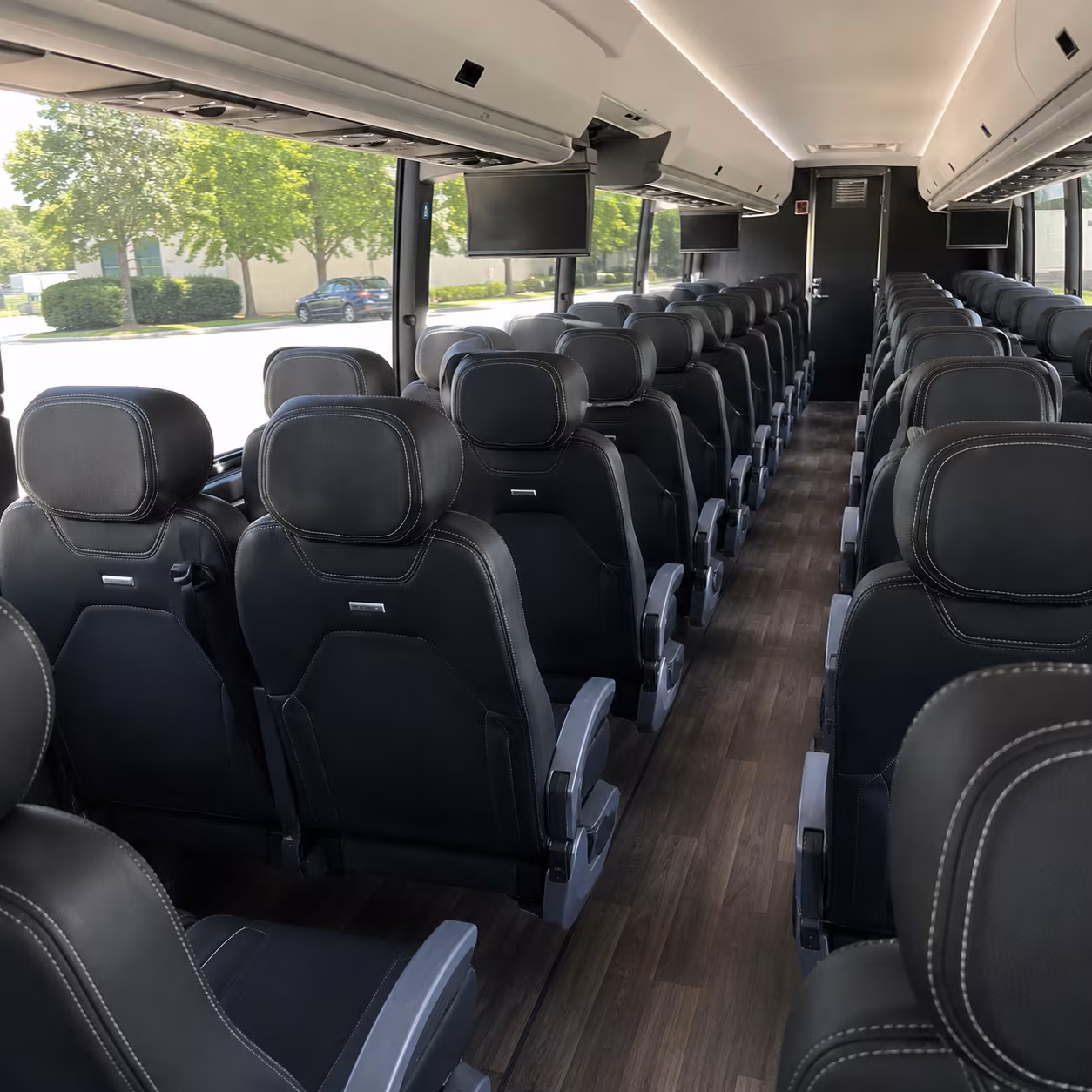 Downey Corporate Transportation party bus exterior