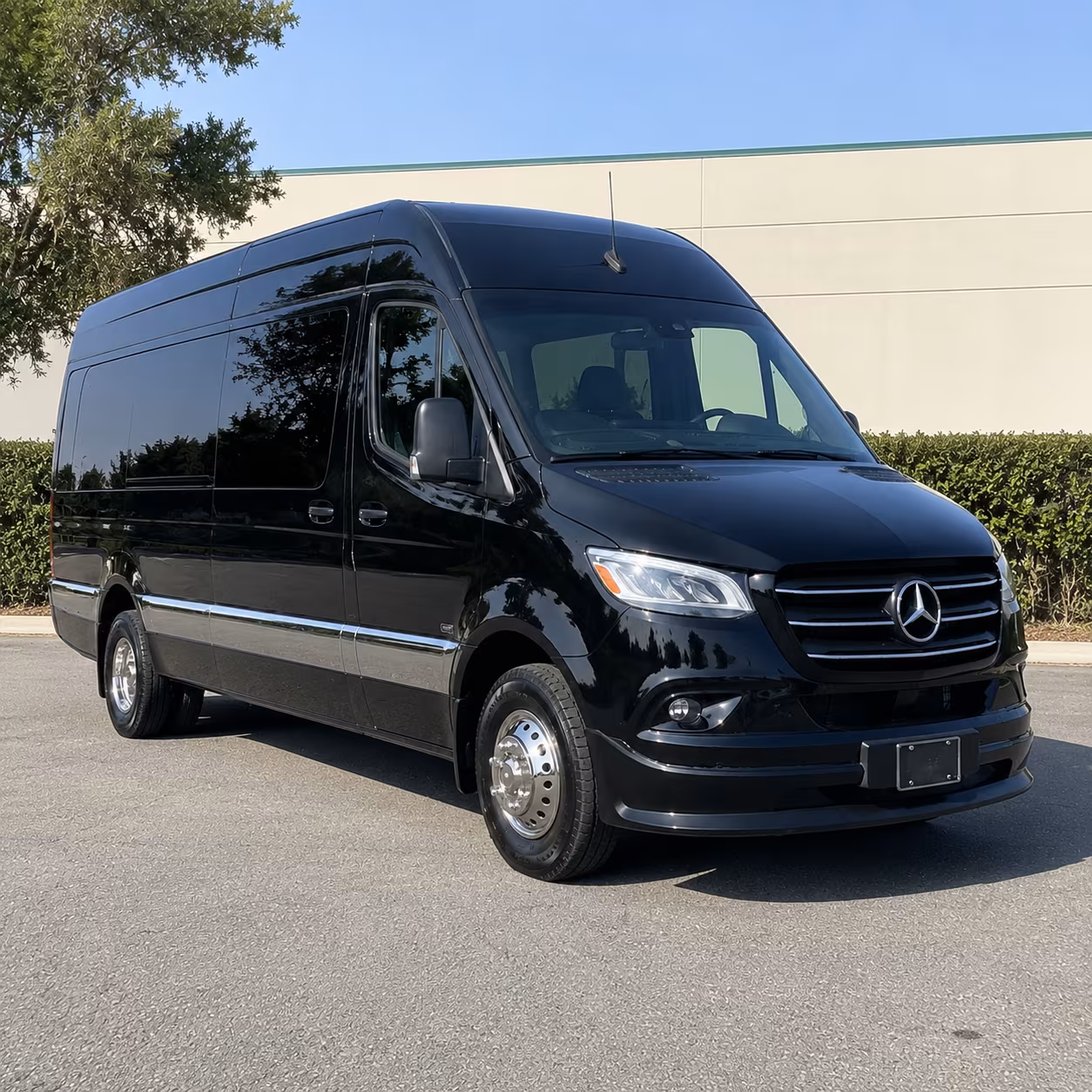 Downey Corporate Transportation party bus exterior