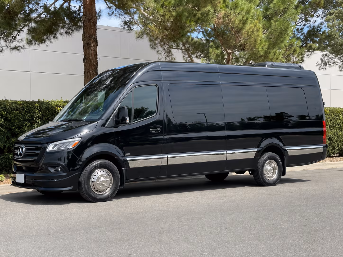 Downey Corporate Transportation party bus exterior