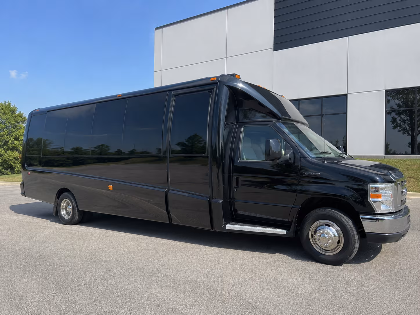 Downey Prom & Homecoming Transportation party bus exterior