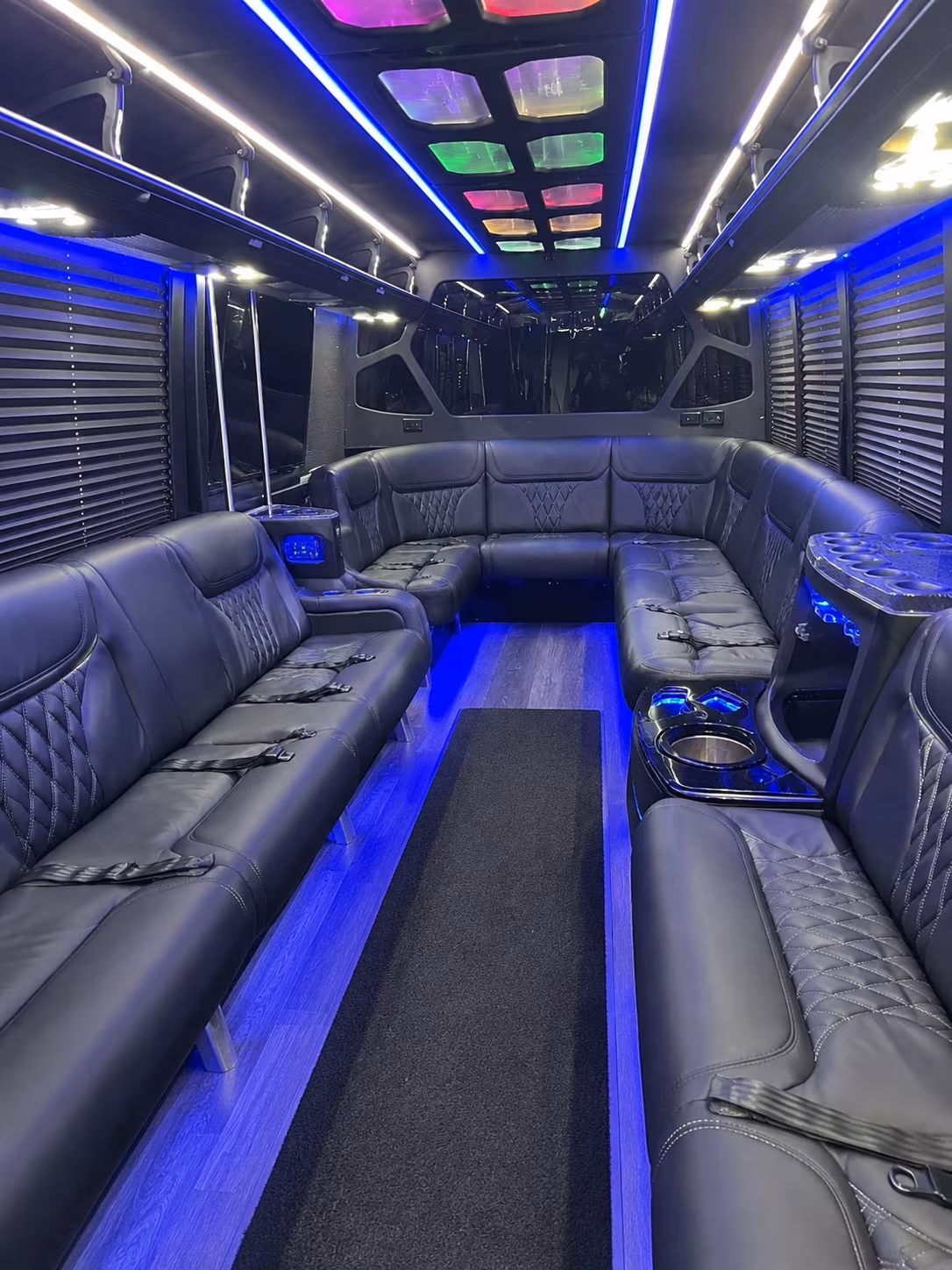 Downey Prom & Homecoming Transportation party bus exterior
