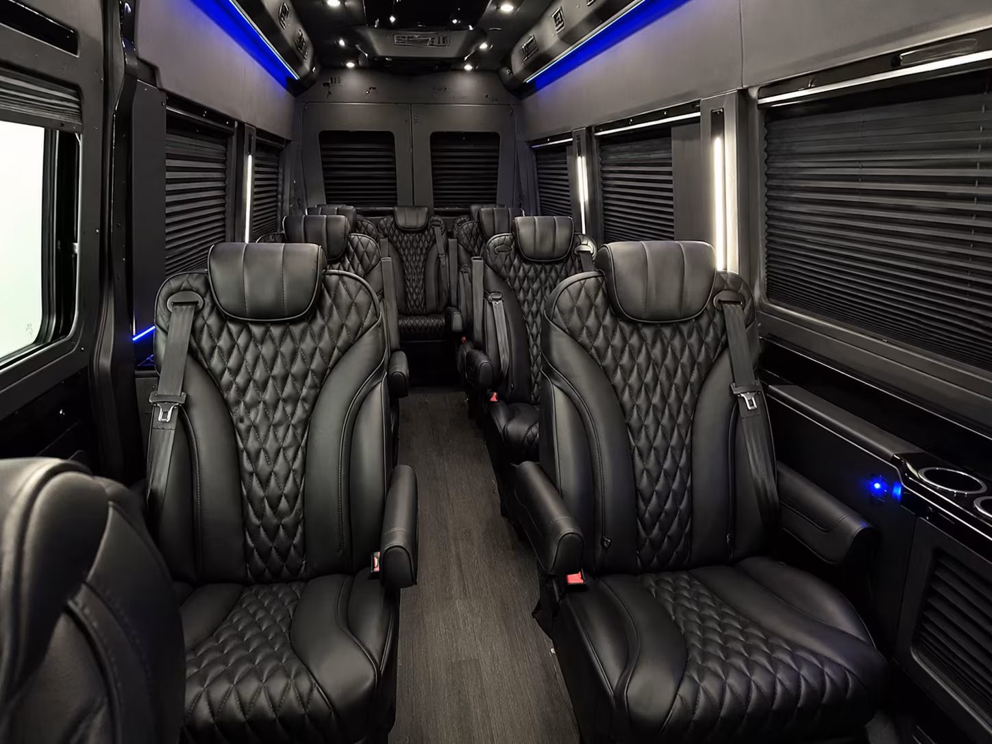 Downey School Event Transportation party bus exterior