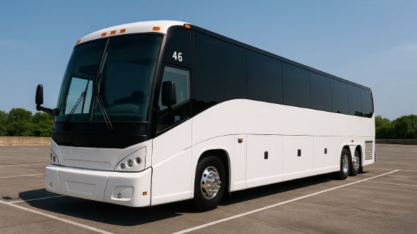 Exterior of Charter Bus Company Lynwood's 40 Passenger Party Bus in Lynwood