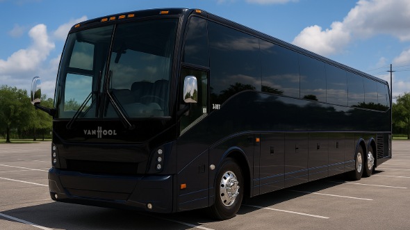 Exterior of Charter Bus Company Norwalk's 50 Passenger Party Bus in Norwalk