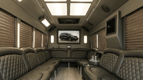 downey 20 passenger party bus rental