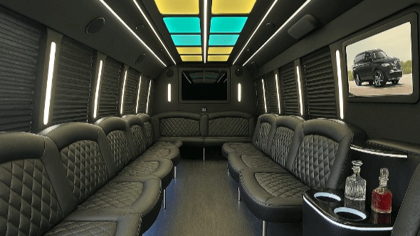 downey 25 passenger party bus rental